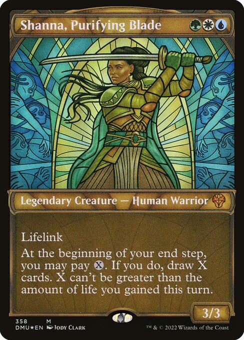 Shanna, Purifying Blade from Dominaria United (Mythic)