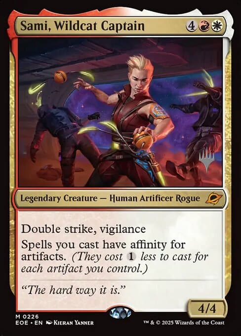 Sami, Wildcat Captain from Edge of Eternities Promos (Mythic)