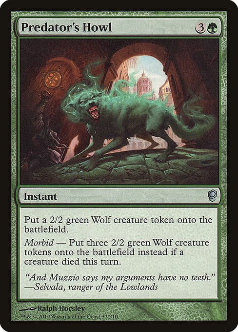Predator's Howl from Conspiracy (Uncommon)