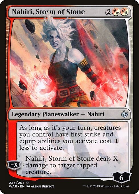 Nahiri, Storm of Stone from War of the Spark (Uncommon)