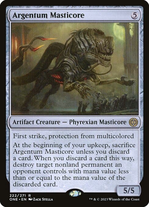 Argentum Masticore from Phyrexia: All Will Be One (Rare)