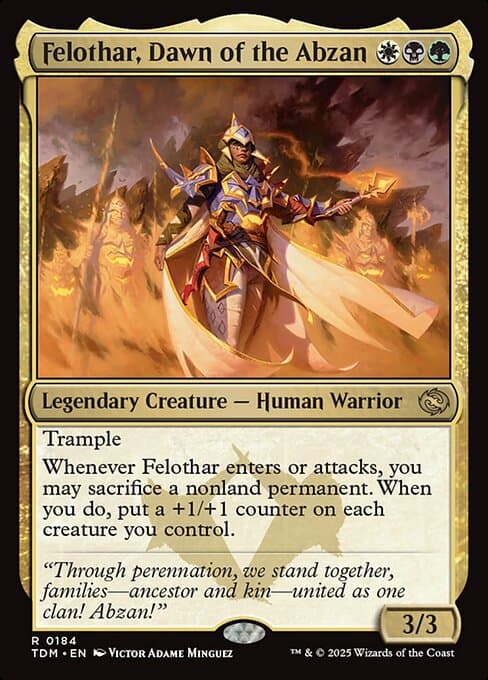 Felothar, Dawn of the Abzan (Rare)