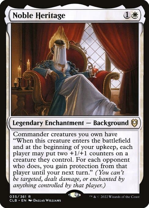 Noble Heritage from Commander Legends: Battle for Baldur's Gate (Rare)
