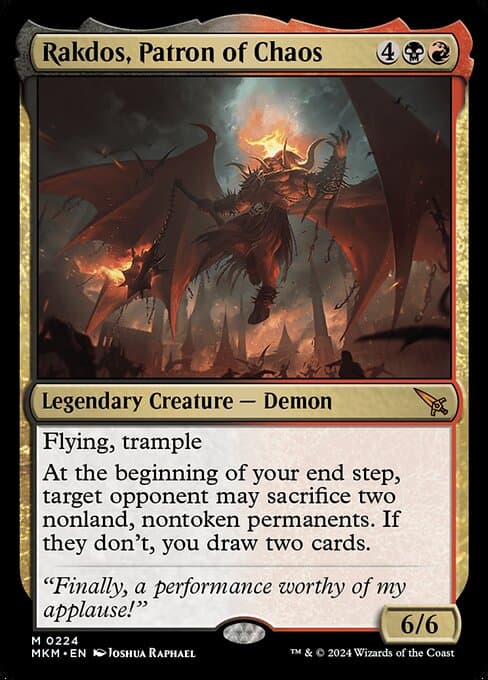 Rakdos, Patron of Chaos (Mythic)