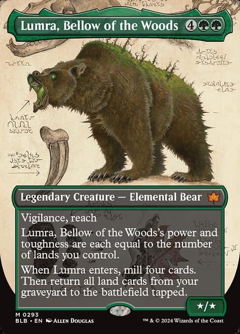 Lumra, Bellow of the Woods from Bloomburrow (Mythic)