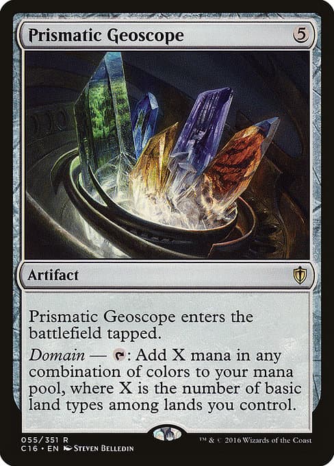 Prismatic Geoscope from Commander 2016 (Rare)