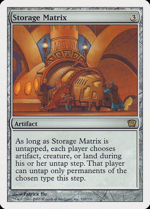 Storage Matrix from Ninth Edition (Rare)