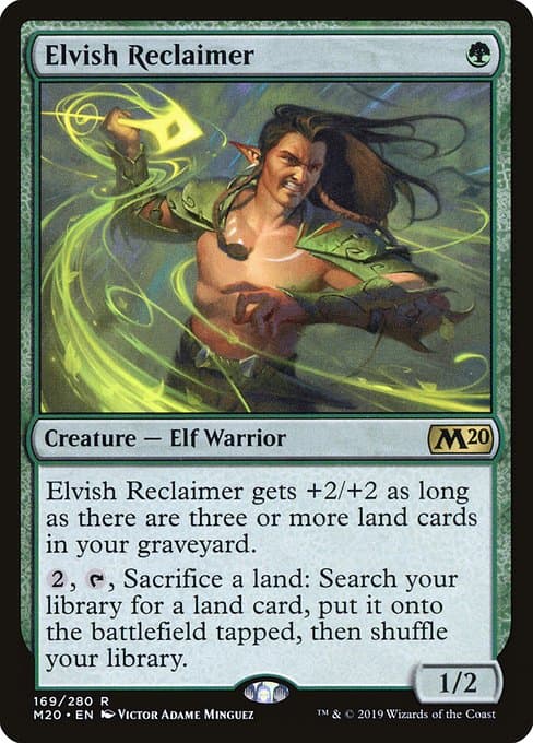 Elvish Reclaimer from Core Set 2020 (Rare)