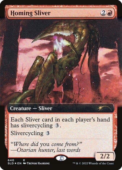 Homing Sliver from Secret Lair Drop (Rare)