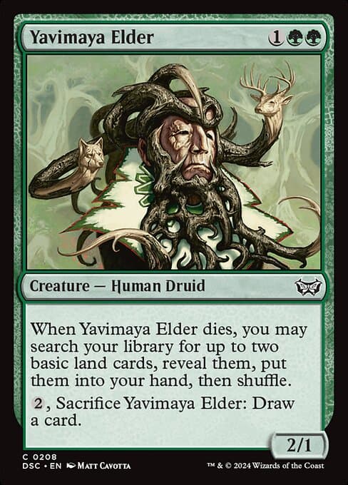 Yavimaya Elder from Duskmourn: House of Horror Commander (Common)