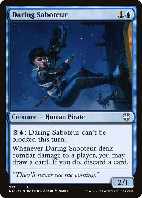 Daring Saboteur from New Capenna Commander (Uncommon)
