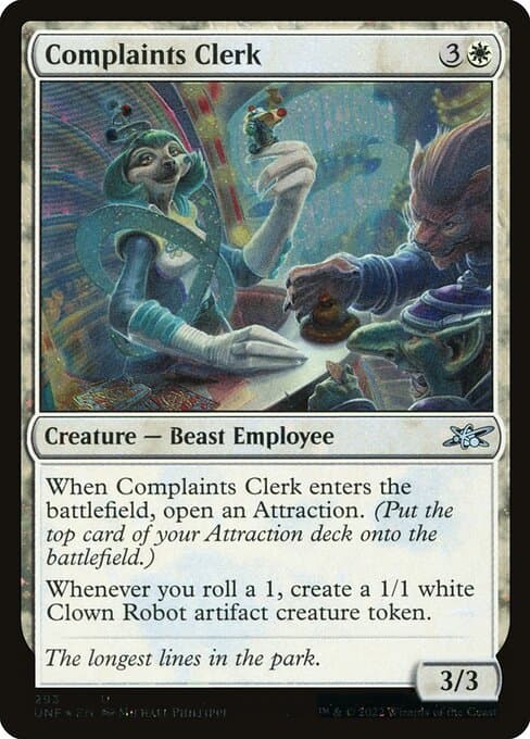 Complaints Clerk from Unfinity (Uncommon)