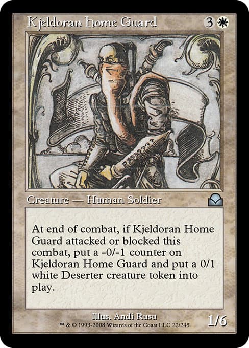 Kjeldoran Home Guard from Masters Edition II (Uncommon)