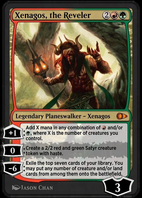 Xenagos, the Reveler from Pioneer Masters (Mythic)