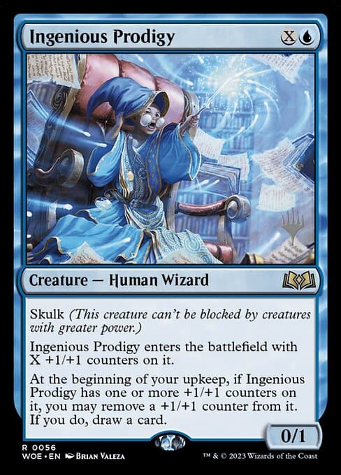 Ingenious Prodigy from Wilds of Eldraine Promos (Rare)