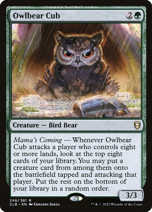 Owlbear Cub from Commander Legends: Battle for Baldur's Gate (Rare)