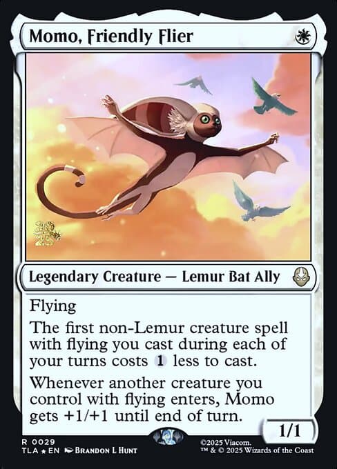 Momo, Friendly Flier from Avatar: The Last Airbender Promos (Rare)