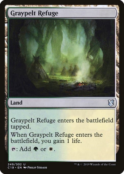 Graypelt Refuge from Commander 2019 (Uncommon)