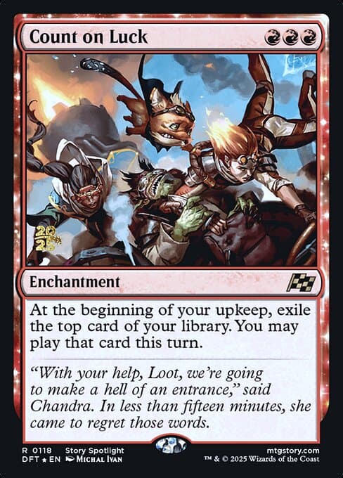 Count on Luck from Aetherdrift Promos (Rare)