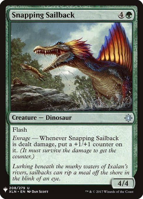 Snapping Sailback from The List (Uncommon)