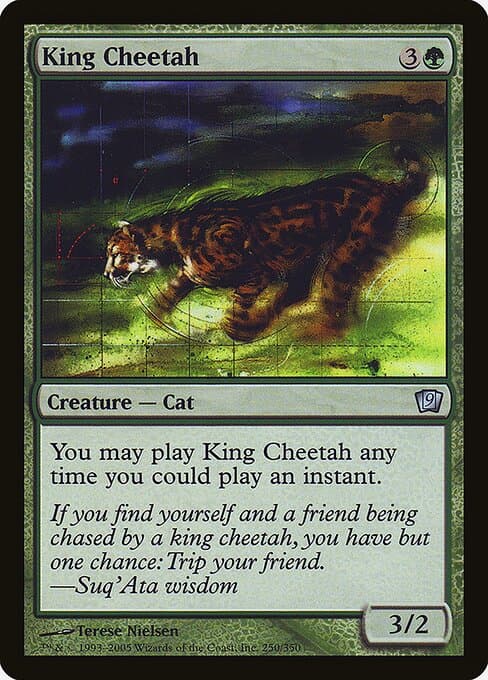 King Cheetah from Ninth Edition (Uncommon)