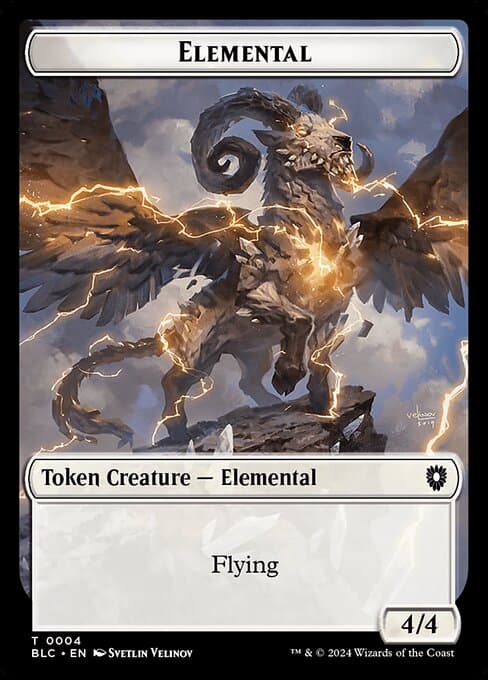 Elemental from Bloomburrow Commander Tokens (Common)