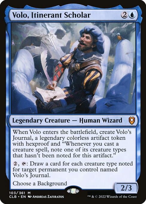 Volo, Itinerant Scholar (Mythic)