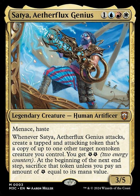 Satya, Aetherflux Genius (Mythic)