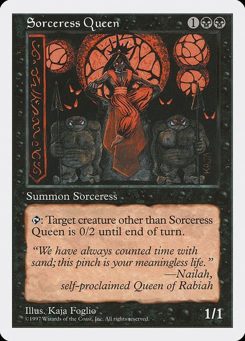 Sorceress Queen from Fifth Edition (Rare)