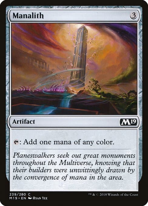 Manalith from Core Set 2019 (Common)