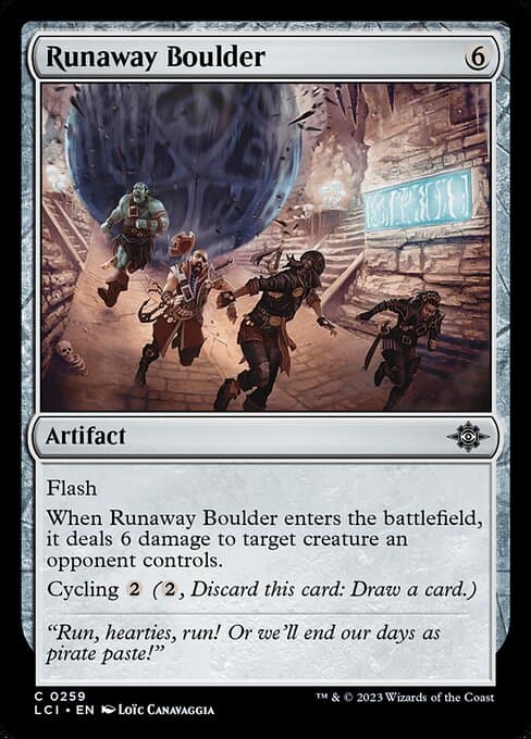 Runaway Boulder from The Lost Caverns of Ixalan (Common)