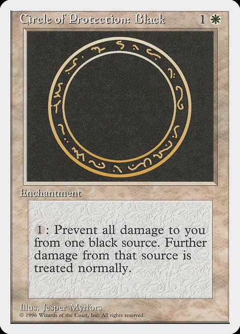 Circle of Protection: Black (Common)