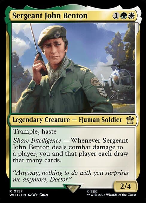 Sergeant John Benton (Rare)