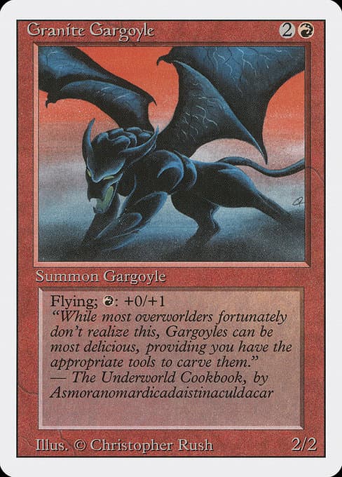 Granite Gargoyle from Revised Edition (Rare)