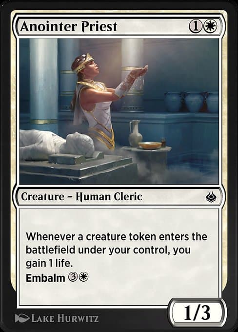 Anointer Priest #3 – Amonkhet Remastered Anointer Priest from Amonkhet Remastered (Common)