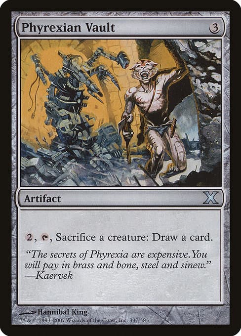 Phyrexian Vault from Tenth Edition (Uncommon)