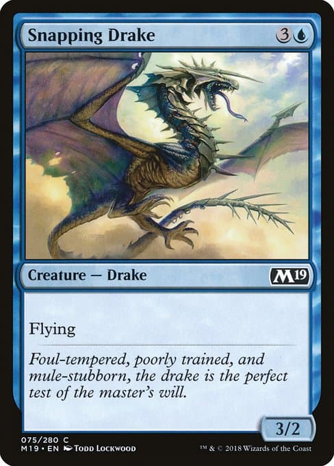 Snapping Drake from Core Set 2019 (Common)