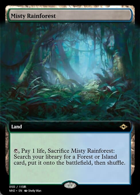 Misty Rainforest from Magic Online Promos (Rare)