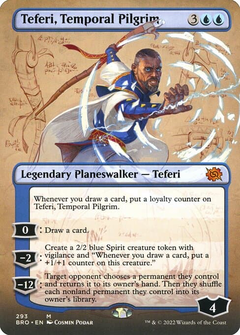 Teferi, Temporal Pilgrim from The Brothers' War (Mythic)