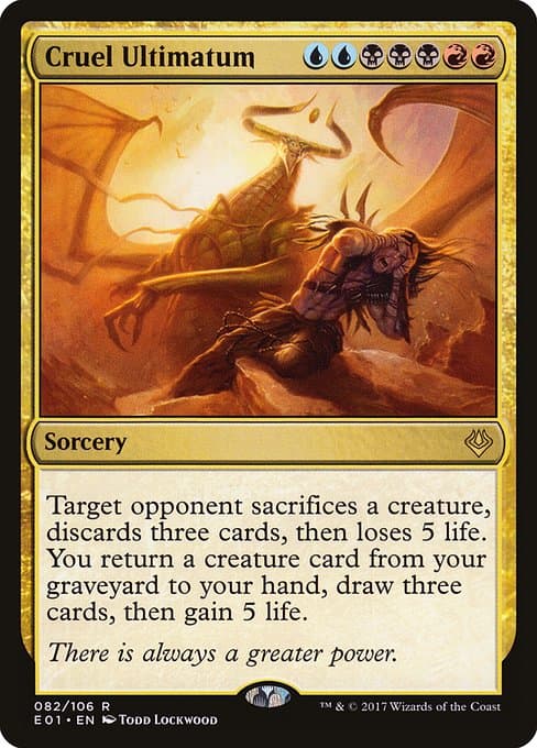 Cruel Ultimatum from Archenemy: Nicol Bolas (Rare)