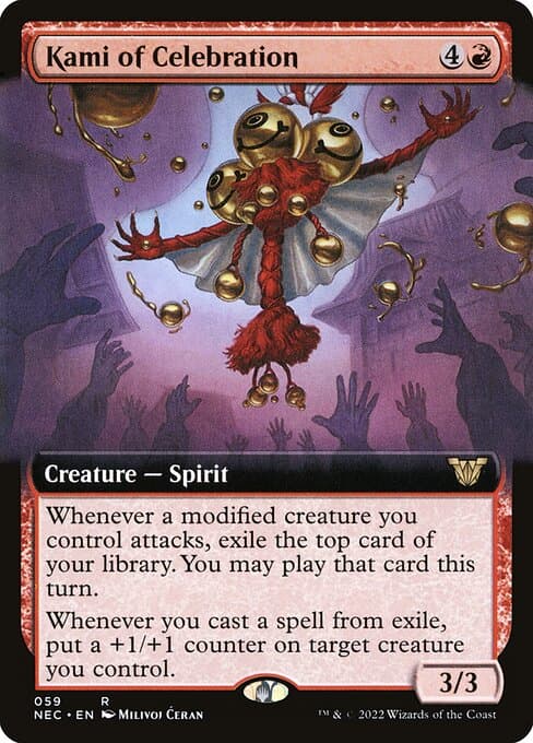 Kami of Celebration from Neon Dynasty Commander (Rare)