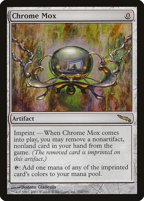 Chrome Mox from Mirrodin (Rare)