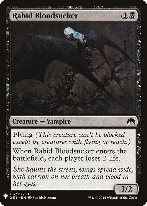 Rabid Bloodsucker from The List (Common)