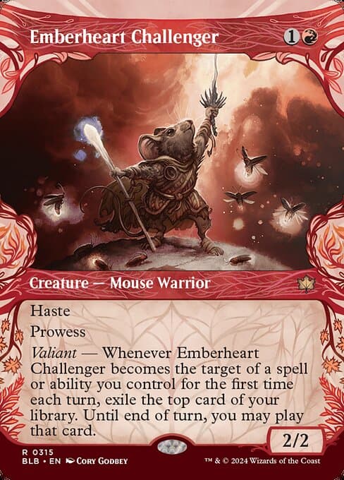 Emberheart Challenger from Bloomburrow (Rare)