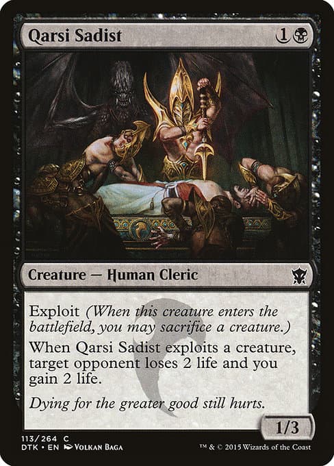 Qarsi Sadist from Dragons of Tarkir (Common)