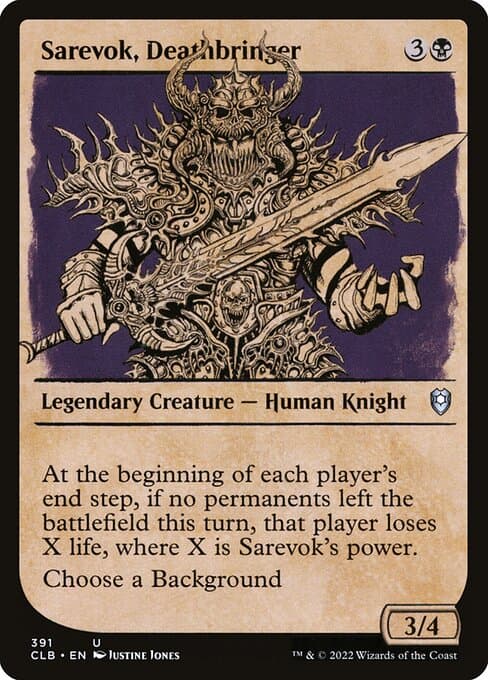Sarevok, Deathbringer from Commander Legends: Battle for Baldur's Gate (Uncommon)