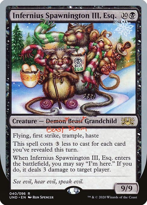 Infernius Spawnington III, Esq. (Rare)