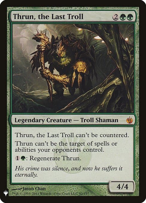Thrun, the Last Troll from The List (Mythic)
