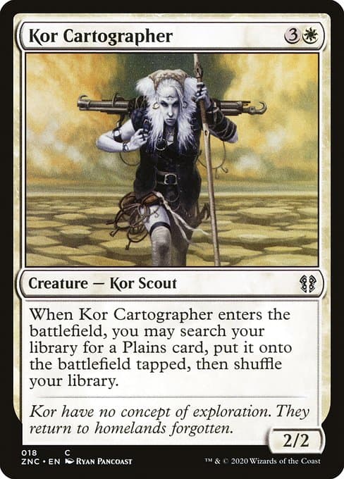 Kor Cartographer from Zendikar Rising Commander (Common)