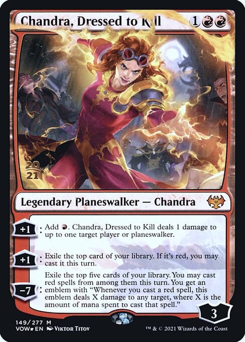Chandra, Dressed to Kill from Innistrad: Crimson Vow Promos (Mythic)